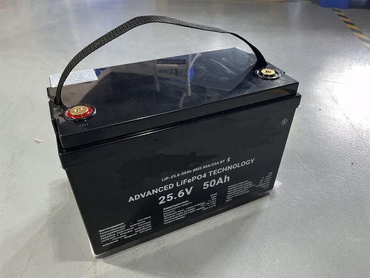 Batteria di stoccaggio solare LiFePO4 12,8V 100Ah 1280Wh 25,6V 50Ah per camper caravan camper autocamper