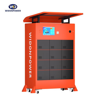 Widonpower 8/12/24 Stazione di scambio batterie di cabina con smart card operativa e protezione multi-protezione