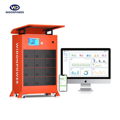 Soluzione unica Hub di scambio di batterie con Lifepo4 ecologico / batteria al litio armadio intercambiabile motociclo elettrico