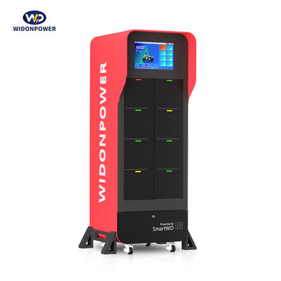 Conveniente QR Code Operato Smart Car Battery Exchange Hub per le prestazioni di motociclette / scooter