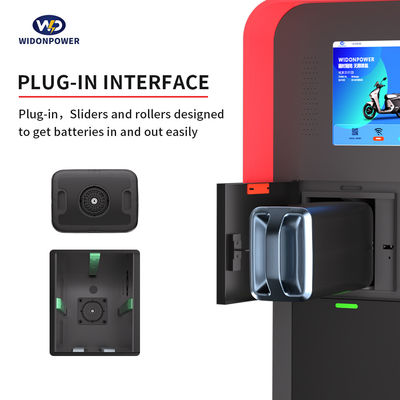 Soluzione di una stazione di scambio e centro di commutazione della carica della batteria del veicolo elettrico con sistemi RFID di identificazione
