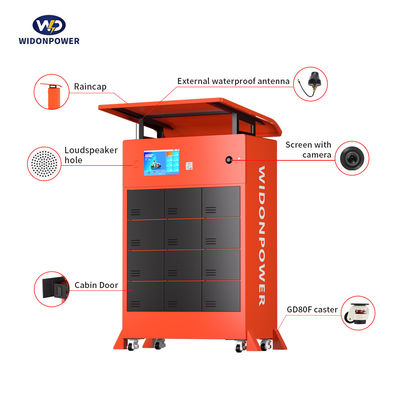 Stazione di scambio di batterie per sterilizzazione con ozono UV fino a 312 scambi al giorno Soluzione di pagamento con carta di debito 99,99% sterilizzazione